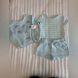 Btween Toddler Girl’s 3 pc short outfit Size 3T